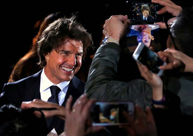 A pesar de su gran popularidad Tom Cruise nunca ganó un Oscar en sus tres nominaciones: Mejor Actor por ‘Nacido el cuatro de julio’, Mejor Actor por ‘Jerry Maguire’ en 1997 y la última en el 2000 a Mejor Actor de Reparto por su papel en 'Magnolia'. Reuters 