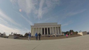 Grafitean cuatro monumentos nacionales en Washington (Fotos)