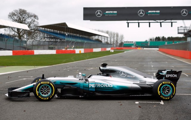Britain Formula One - F1 - 2017 Mercedes Formula One Car Launch - Silverstone - 23/2/17 General view of the new car during the launch Reuters / Eddie Keogh Livepic EDITORIAL USE ONLY.