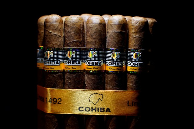 Cohiba cigars are seen on display at the 19th Habanos Festival in Havana, Cuba, February 27, 2017. REUTERS/Alexandre Meneghini