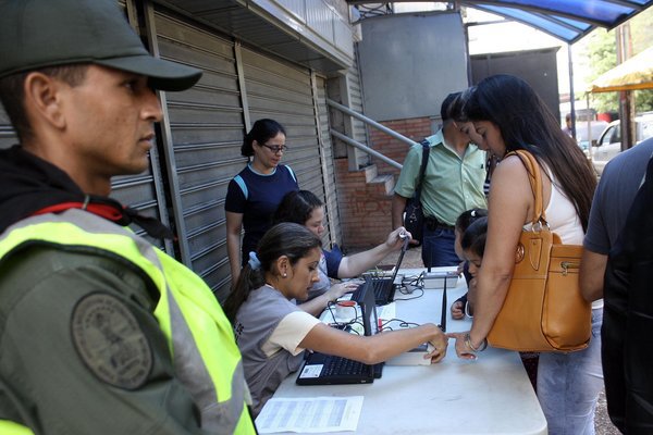 validación de partidos en Táchira