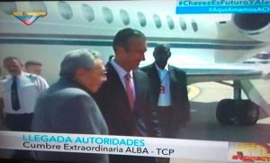 Raúl Castro llega a Venezuela para participar en Cumbre del Alba