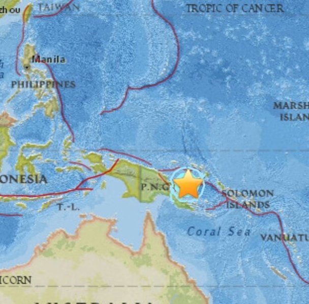 terremoto Papúa Nueva Guinea
