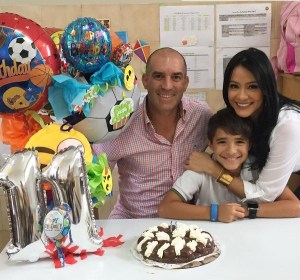 ¡Jartando tequeños! Así celebró Norkys Batista el mega cumpleaños de su hijo (FOTOS)