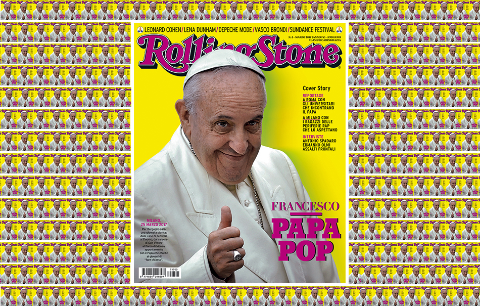 ¡El Papa-Rock! Francisco protagoniza la próxima portada de la edición italiana de Rolling Stone