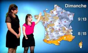 Mélanie, la chica del tiempo con síndrome de Down, con récord de audiencia en Francia (video)