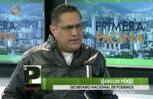 Gerson Pérez: Podemos acudirá al proceso de validación