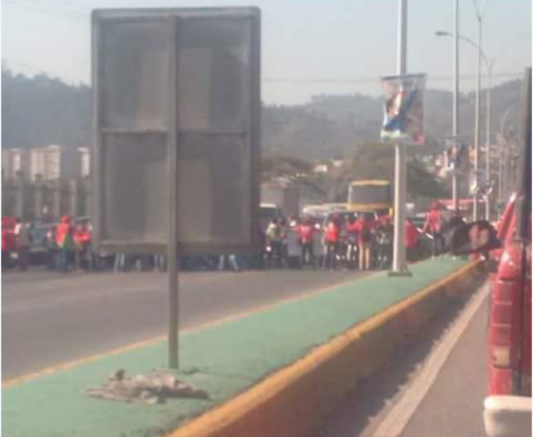 Chavistas protestan