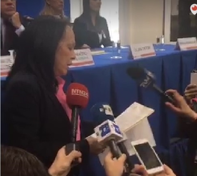 Representante de Venezuela interrumpió rueda de prensa de Almagro con Tintori (VIDEO)