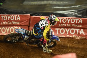 Lorenzo Locurcio volvió a lucir en el supercross de Detroit