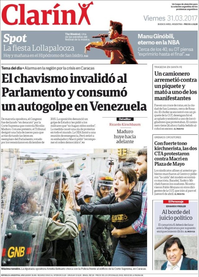 Diario Clarin de Argentina