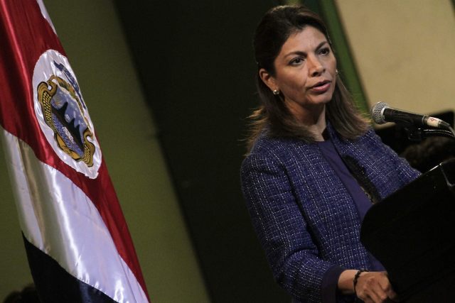 Expresidenta de Costa Rica, Laura chinchilla. EFE/Gabriela Téllez