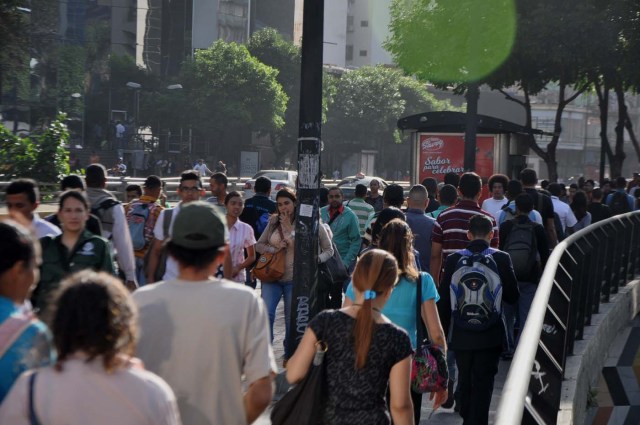 caracas caos sin metro transporte