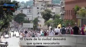 EN VIDEO: El oeste de Caracas vibra protestando contra Maduro y compañía