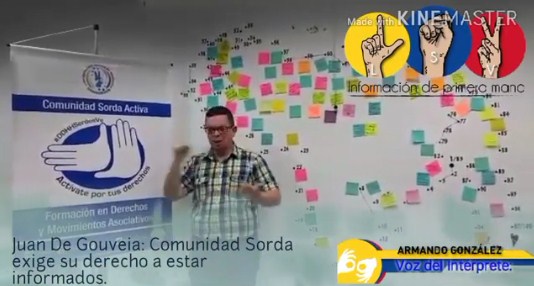 Consorven pide a medios garantizar acceso a la información para personas sordas (+Video)