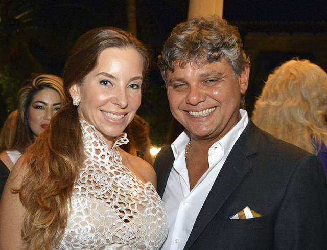 Abraham Shiera y su esposa, Alexandra, en una gala caritativa en Miami en Septiembre de 2015. Kane Velasquez/azureazure.com 