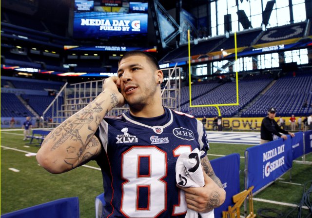 Aaron Hernández, ex jugador de los New England Patriots (Foto: Reuters / Archivo) 