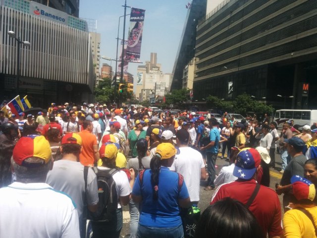 Concentración en Chacao este #20Abr / Foto @Lalita_hdez 