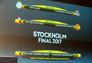 Celta-Mánchester United y Ajax-Lyon, en semifinales de la Europa League