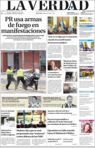 Portadas de este viernes 21 de abril de 2017