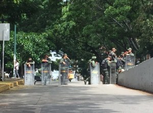 Cerraron los accesos a La Candelaria por la avenida Libertador #22A