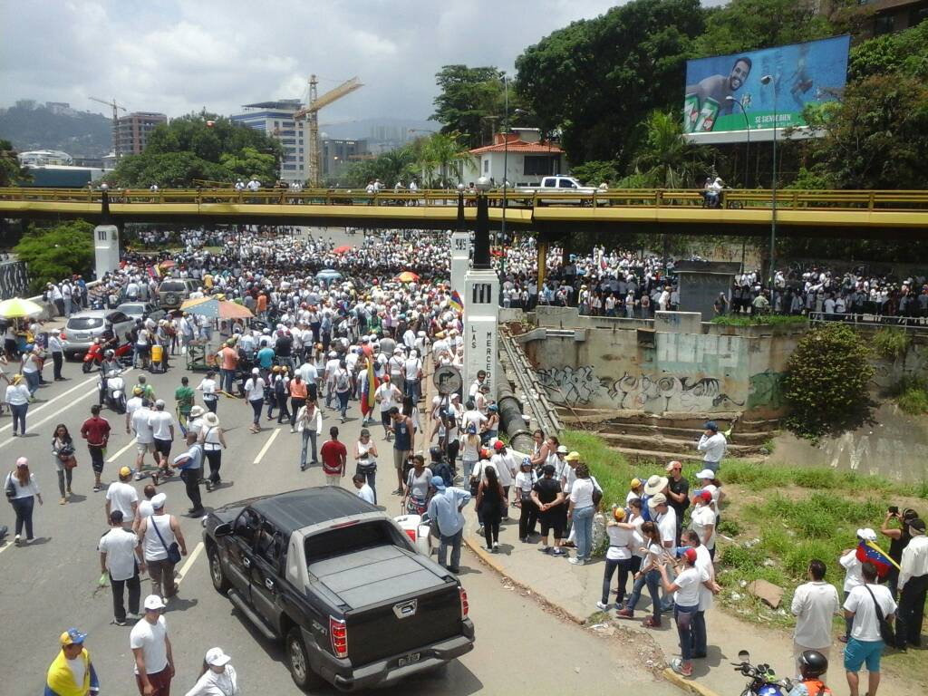 Oposición marchó hacia Bello Monte desde Las Mercedes #22A (fotos)