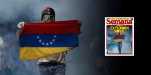 La portada de la revista Semana de Colombia: Venezuela, explosión social (Foto)