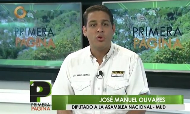José Manuel Olivares, diputado de la AN / Foto captura tv