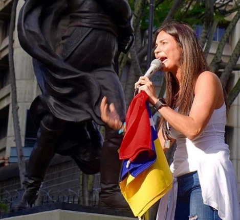 ¡Amor a Venezuela!… Caterina Valentino acompañará a los estudiantes en la vigilia este #29