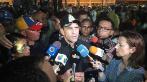Capriles desde la vigilia: Nos toca seguir adelante por Juan Pernalete y por los que luchamos por la libertad