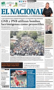 Portadas de la prensa nacional de este sábado 29 de abril de 2017