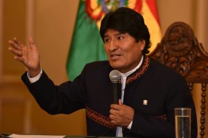 Morales cree que Unasur debe analizar amenazas de EEUU contra Venezuela