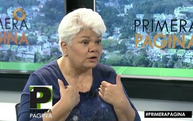 Cipriana Ramos, presidenta de Consecomercio / Foto Captura de tv