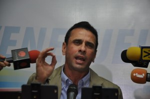 Capriles: En la próximas horas la Unidad se pronunciará sobre posible marcha a Miraflores