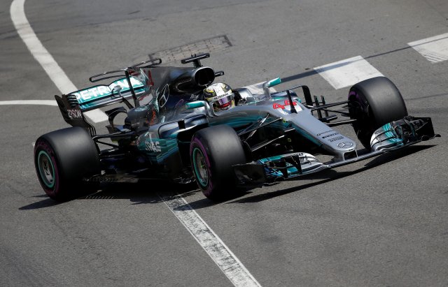 Formula One - F1 - Monaco Grand Prix - Monaco - 27/05/2017 - Mercedes' Lewis Hamilton in action during the third free practice session. REUTERS/Max Rossi