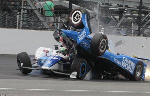 El brutal accidente de la Indy 500 que ni dejó heridos (FOTOS + VIDEO)