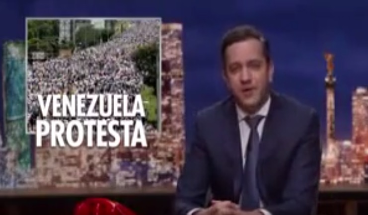 El humorista mexicano Chumel x HBO sobre las protestas en Venezuela (video)