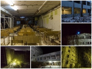 “Reanimando una ciudad fantasma”: Encienden luces en el lugar de la catástrofe de Chernóbil (fotos)