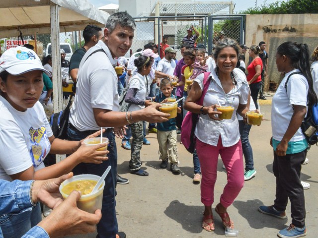 Se repartieron más de 220 mil platos de sopa en una mega jornada en Maracaibo