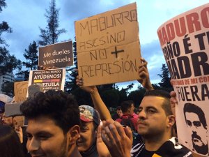 Plantón en la capital ecuatoriana para exigir el cese de violencia en Venezuela
