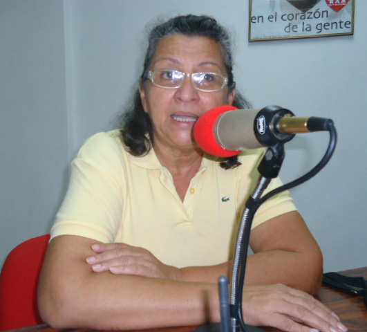 Minerva Ortega, presidenta de Fetrapure 