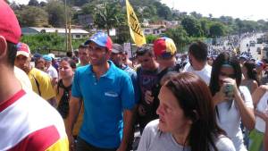 Capriles: Estaremos en la calle hasta que sea necesario