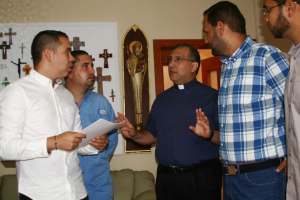 Dirigentes de la Unidad en Monagas se reúnen con Iglesia Católica