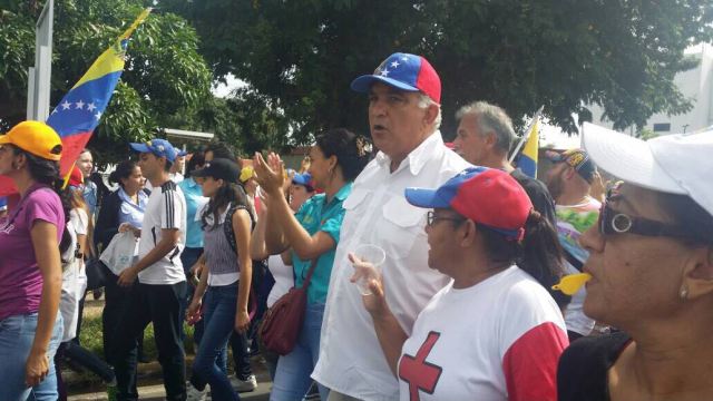 El coordinador de movimientos sociales de la Mesa de la Unidad Democrática en Bolívar, Raúl Yusef,