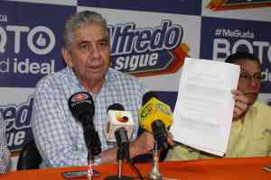 Alfredo Ramos denunció que amparo en su contra fue remitido al TSJ