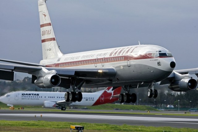 Foto: John Travolta dona su avión a un museo / AFP