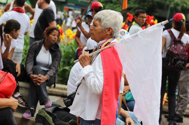 Manifestantes en Altamira #29MAy / Foto: Régulo Gómez - La Patilla