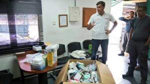 Concejal Alfredo Jimeno donó insumos médicos a Salud Chacao