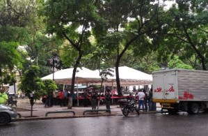 Oficialismo tomó la Plaza Madariaga de Caracas