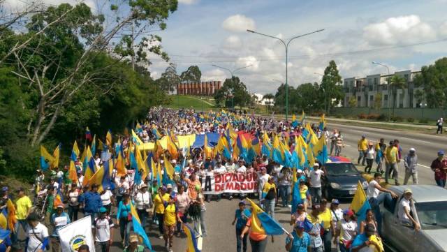 Movilización desde Lara hasta Yaracuy